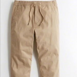 Hollister khaki joggers